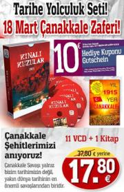 
18 Mart Çanakkale Zaferi(13 VCD + 1 Kitap)
