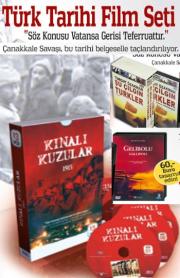 Türk Tarihi Film Seti (Gelibolu, Şu Çılgın Türkler ve Kınalı Kuzular Setleri birlikte)