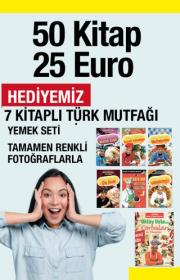 50 Kitap 25 Euro Depomuzu Boşaltıyoruz7 Kitaplı Türk Mutfağı Seti HEDİYE